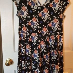 Floral skater dress